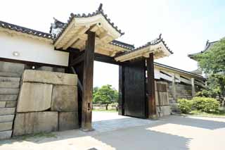 photo,material,free,landscape,picture,stock photo,Creative Commons,Osaka Castle Tamon tower, , , , 