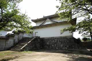 Foto, materieel, vrij, landschap, schilderstuk, bevoorraden foto,Osaka Castle duizend consistente oar, , , , 