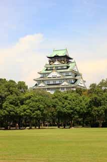 photo,material,free,landscape,picture,stock photo,Creative Commons,Tower of Osaka Castle, , , , 