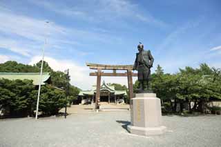 photo,material,free,landscape,picture,stock photo,Creative Commons,Osaka Castle Toyokuni shrine, , , , 