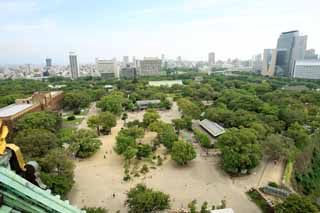 fotografia, materiale, libero il panorama, dipinga, fotografia di scorta,Torre del Castello di Osaka, , , , 