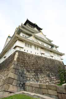 fotografia, materiale, libero il panorama, dipinga, fotografia di scorta,Torre del Castello di Osaka, , , , 