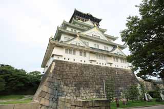 photo,material,free,landscape,picture,stock photo,Creative Commons,Tower of Osaka Castle, , , , 