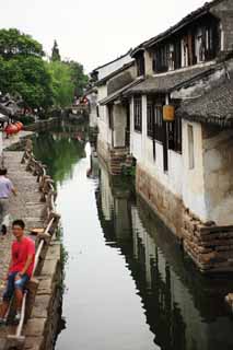 Foto, materiell, befreit, Landschaft, Bild, hat Foto auf Lager,Zhouzhuang, , , , 