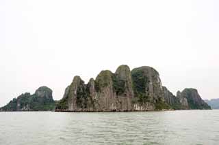 Foto, materieel, vrij, landschap, schilderstuk, bevoorraden foto,Halong Bay, , , , 