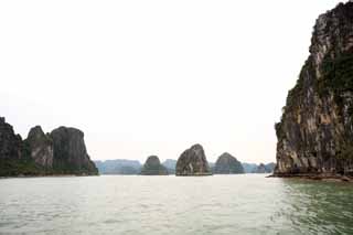 Foto, materieel, vrij, landschap, schilderstuk, bevoorraden foto,Halong Bay, , , , 