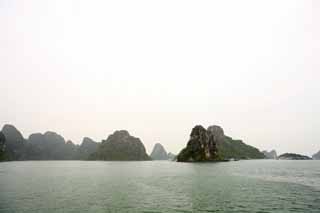 Foto, materieel, vrij, landschap, schilderstuk, bevoorraden foto,Halong Bay, , , , 