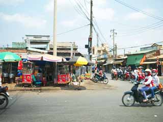 Foto, materiell, befreit, Landschaft, Bild, hat Foto auf Lager,Straen von Ho-Chi-Minh-Stadt, , , , 