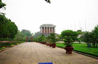 Foto, materiell, befreit, Landschaft, Bild, hat Foto auf Lager,Ho Chi Minh Mausoleum, , , , 