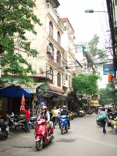 Foto, materieel, vrij, landschap, schilderstuk, bevoorraden foto,Hanoi's Old Town, , , , 