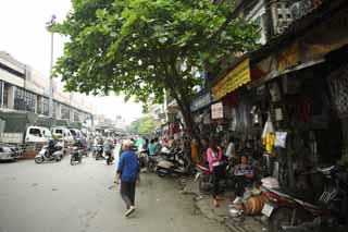 Foto, materieel, vrij, landschap, schilderstuk, bevoorraden foto,Hanoi's Old Town, , , , 