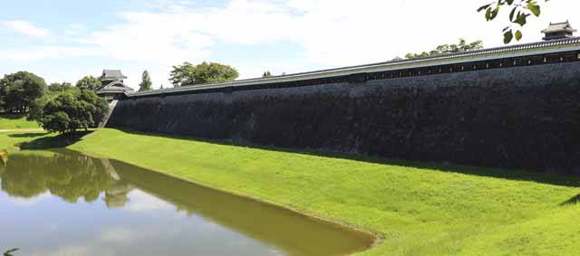 Foto, materiell, befreit, Landschaft, Bild, hat Foto auf Lager,In Kumamoto Castle, , , , 