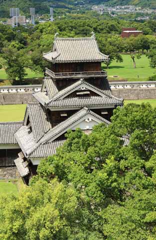 Foto, materiell, befreit, Landschaft, Bild, hat Foto auf Lager,In Kumamoto Castle, , , , 