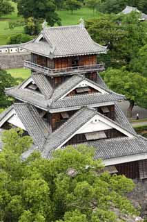 Foto, materiell, befreit, Landschaft, Bild, hat Foto auf Lager,In Kumamoto Castle, , , , 