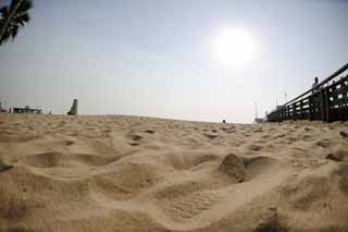 Foto, materiell, befreit, Landschaft, Bild, hat Foto auf Lager,Schmirgeln Sie Hgel, sandiges Ufer, Fuabdruck, Sand, das Baden von Strand