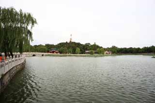 Foto, materieel, vrij, landschap, schilderstuk, bevoorraden foto,Beihai Park, , , , 