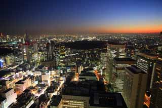 Foto, materieel, vrij, landschap, schilderstuk, bevoorraden foto,Shinjuku skyline, , , , 