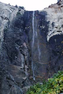 Foto, materieel, vrij, landschap, schilderstuk, bevoorraden foto,Bruidssluier waterfall, Klif, Vallei, YOSEMITE, 