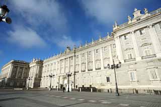 Foto, materieel, vrij, landschap, schilderstuk, bevoorraden foto,Madrid Koninklijk Paleis, , , , 