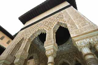 photo,material,free,landscape,picture,stock photo,Creative Commons,Alhambra Palace Lion patio, , , , 