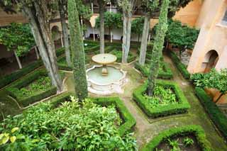 Foto, materieel, vrij, landschap, schilderstuk, bevoorraden foto,Alhambra Linda Graha patio, , , , 