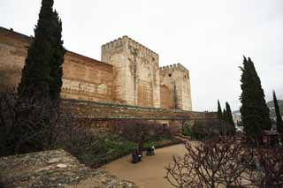 photo, la matire, libre, amnage, dcrivez, photo de la rserve,Palais de l'Alhambra Alcazaba, , , , 