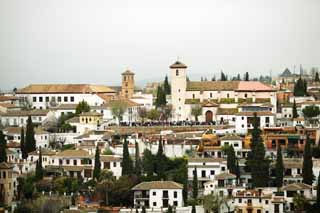 fotografia, materiale, libero il panorama, dipinga, fotografia di scorta,Quartiere albaicin, , , , 