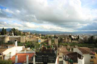 Foto, materieel, vrij, landschap, schilderstuk, bevoorraden foto,Granada, , , , 