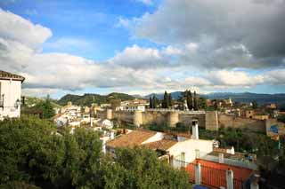 fotografia, materiale, libero il panorama, dipinga, fotografia di scorta,Granada, , , , 