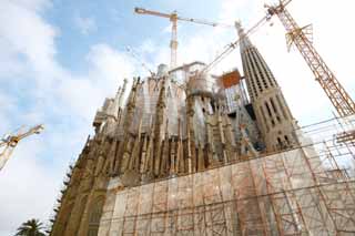 Foto, materieel, vrij, landschap, schilderstuk, bevoorraden foto,De Sagrada Familia!, , , , 