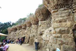 Foto, materieel, vrij, landschap, schilderstuk, bevoorraden foto,Park Guell, , , , 