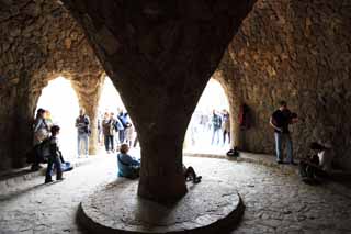 fotografia, materiale, libero il panorama, dipinga, fotografia di scorta,Parco Guell, , , , 