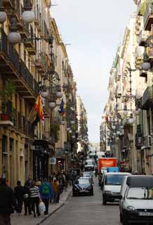 fotografia, materiale, libero il panorama, dipinga, fotografia di scorta,Barcellona, , , , 