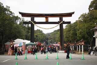 Foto, materieel, vrij, landschap, schilderstuk, bevoorraden foto,Kashihara Jingu Shrine, , , , 