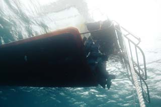 Foto, materieel, vrij, landschap, schilderstuk, bevoorraden foto,Een bodem van een boot, Schip, Schroef, In de zee, Onderwatere foto