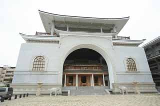 Foto, materieel, vrij, landschap, schilderstuk, bevoorraden foto,Bao Jiao tempel, , , , 