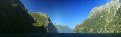 Foto, materieel, vrij, landschap, schilderstuk, bevoorraden foto,Milford Sound, , , , 