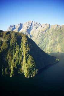 Foto, materiell, befreit, Landschaft, Bild, hat Foto auf Lager,Milford Sound, , , , 