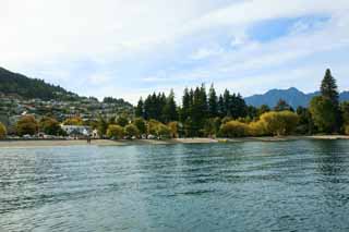 Foto, materiell, befreit, Landschaft, Bild, hat Foto auf Lager,Queenstown, , , , 