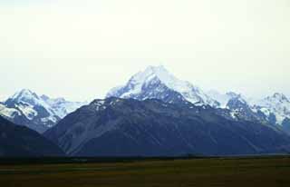 Foto, materieel, vrij, landschap, schilderstuk, bevoorraden foto,Mount Cook, , , , 