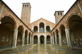 fotografia, materiale, libero il panorama, dipinga, fotografia di scorta,La chiesa di Sant'Ambrogio, , , , 