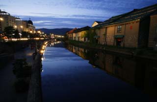 ,,, ,,,    Otaru.  , ., streetlight.,  .  ,  .  