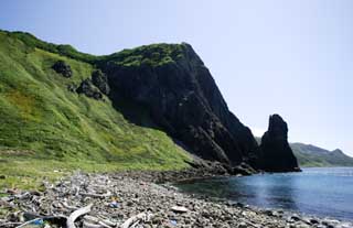 fotografia, materiale, libero il panorama, dipinga, fotografia di scorta,La spiaggia di un luogo sacro, rupe, La spiaggia, pietra, onda