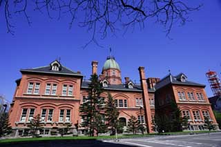 fotografia, materiale, libero il panorama, dipinga, fotografia di scorta,Agenzia di Hokkaido, Il Hokkaido ufficio statale, Edificio di Europeo-stile, costruendo, mattone