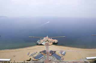 fotografia, materiale, libero il panorama, dipinga, fotografia di scorta,Mare dalla torre di Fukuoka, areni ultimo, anche, , sposando, 