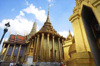 foto,tela,gratis,paisaje,fotografa,idea,Pula mon dop, Gold, Buddha, Templo del buda de esmeralda, Turismo