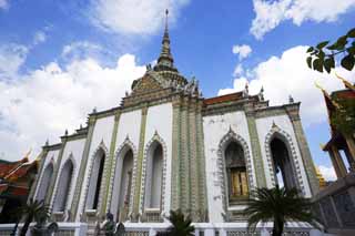 Foto, materieel, vrij, landschap, schilderstuk, bevoorraden foto,Tempel van de Emerald Buddha, Goud, Boeddha, Tempel van de Smaragd Boeddha, Bezoekende touristenplaats