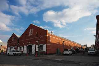 photo,material,free,landscape,picture,stock photo,Creative Commons,A red brick warehouse, red brick, warehouse, The history, port