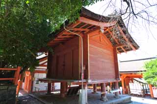 fotografia, materiale, libero il panorama, dipinga, fotografia di scorta,Kasuga Taisha casa di tesoro di Sacrario, Scintoismo, Sacrario scintoista, Un tipo di casa di sopra di-terra, tetto