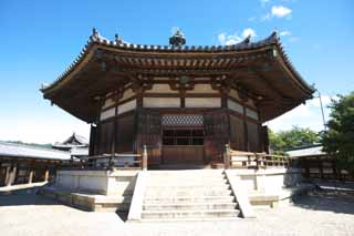 foto,tela,gratis,paisaje,fotografa,idea,Sueo de Temple de ji de - de Horyu, Buddhism, Sueo, 8 forma cuadrada, Un templo interior